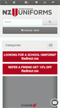 Mobile Screenshot of nzuniforms.com